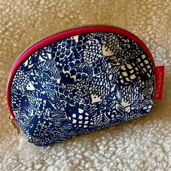 Lilly Pulitzer for Target Blue and White Cosmetic Bag - Picture 6 of 6